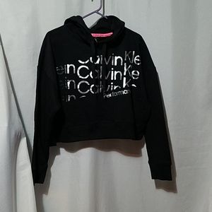 Calvin klein performance crop hooded